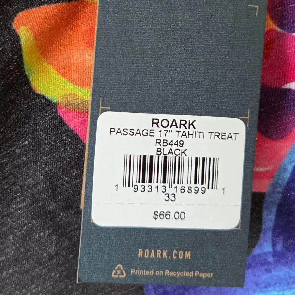 Roark Boardshorts Size 33 Mens Black 17